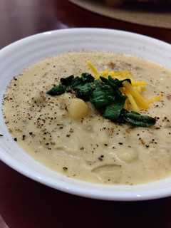 A picture of Best Damn Potato Soup.