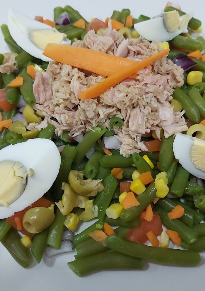 Una foto de Ensalada de judías verdes 🥗🥗