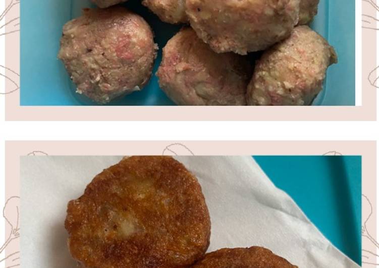 Perkedel kentang kornet