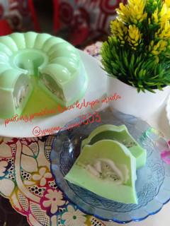 Foto resep Puding pandan Kaca Kelapa Muda