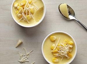 Foto resep Puding Jagung Susu Keju (Snack MPASI)