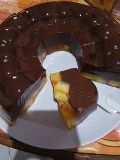 Foto resep Puding coklat mangga bolu sukade