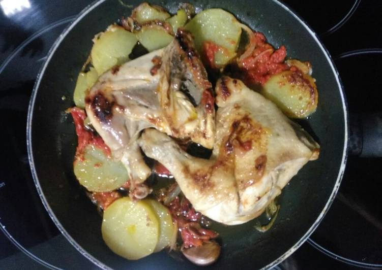 Pollo Asado En Sartén Receta De Jmem Cookpad