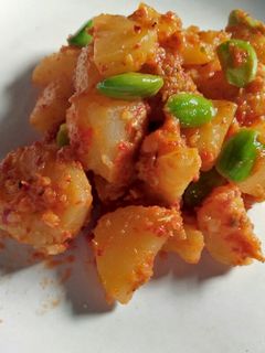 Foto resep Balado kentang pete