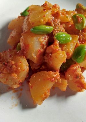 Foto resep Balado kentang pete