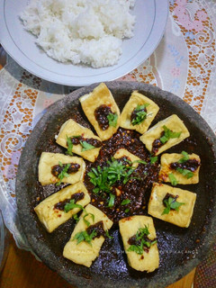 Foto resep Tahu Bumbu Sambal Kecap Kacang #seninsemangat