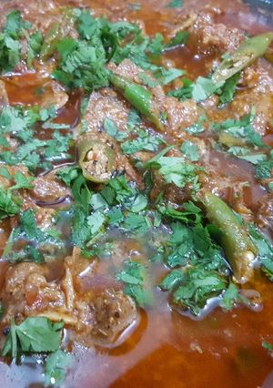 A picture of Afghani Mutton Karahi ! 😋.