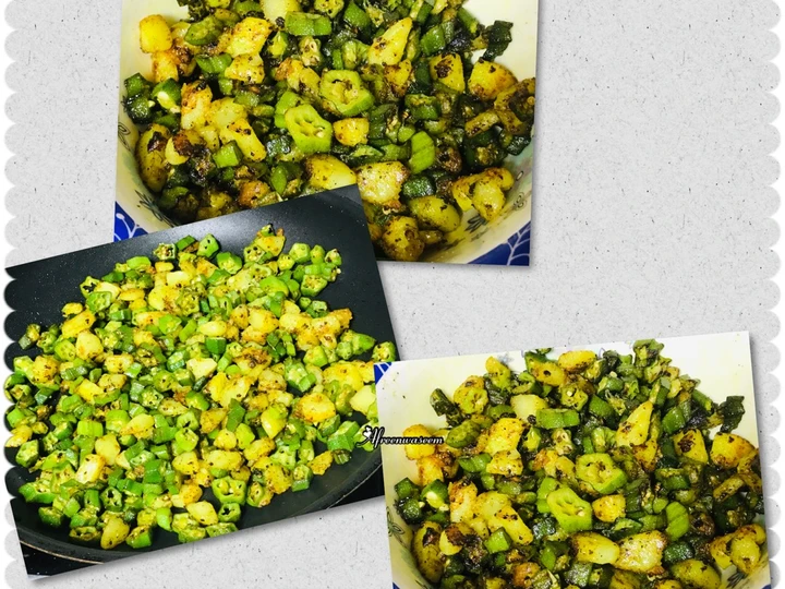 Easy Way Make Stir fried Allo bhindi which Delicious