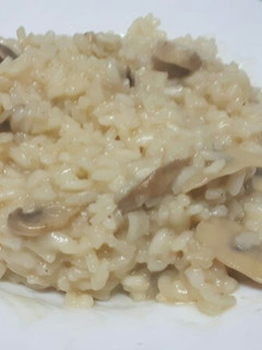 Una foto de Risotto de champiñones