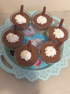 صورة لوصفة تحلية بالفلان كراميل وشوكولاطة 🍮🍫