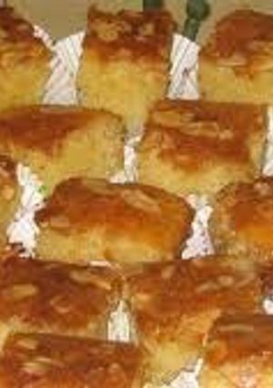 صورة لوصفة بسبوسة سورية