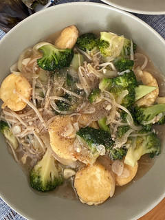 Foto resep Sapo tahu brokoli enoki