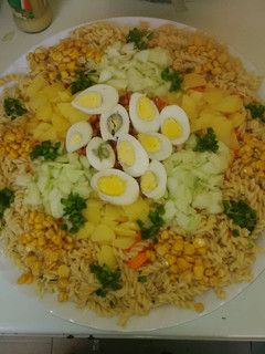 A picture of Macaroni salad.
