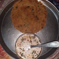 A picture of Sago Paratha.