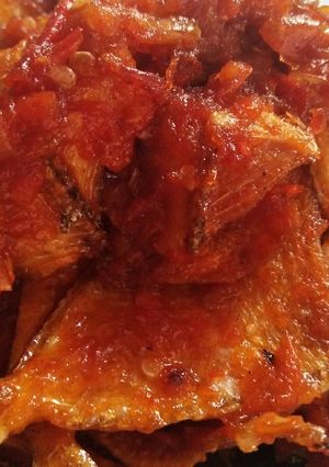 Foto resep Sambel ikan asin kipas