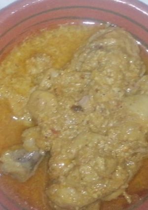 A picture of Chicken drumstick handi.