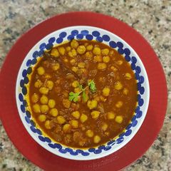 A picture of Punjabi chole.