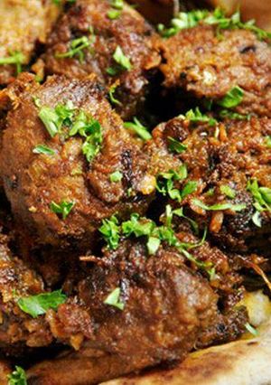 A picture of Fried mutton.