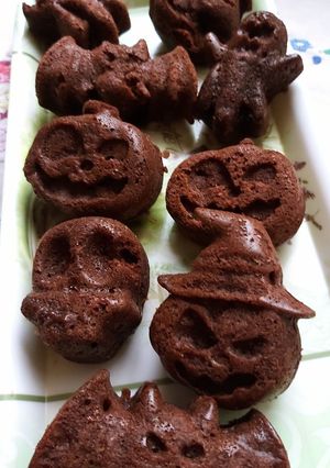 Kakaós kanalas "halloween" muffin 🥂 recept fotója