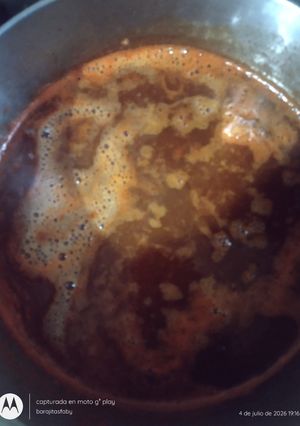Una foto de Tortitas de Arroz en Salsa Roja