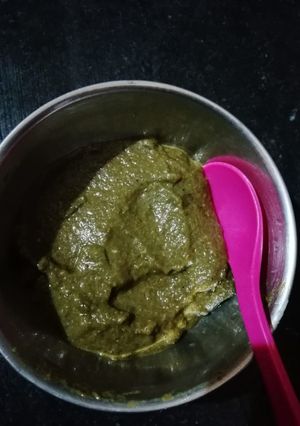 A picture of Palak saag.