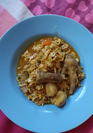 Foto resep Mie nyemek pedas