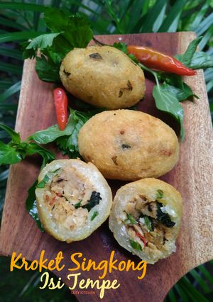Foto resep Kroket Singkong Isi Tempe