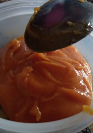 Foto resep Mpasi Pure apel dan pepaya