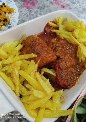 عکسی از دستور خورشت مرغ لذیذ