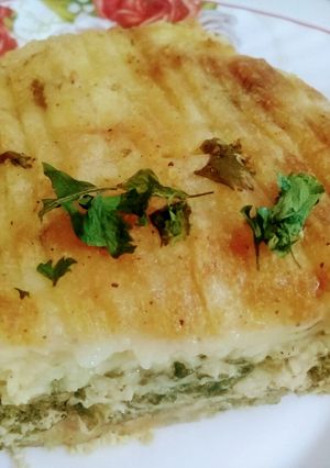صورة لوصفة سلق بالبطاطا المهروسة