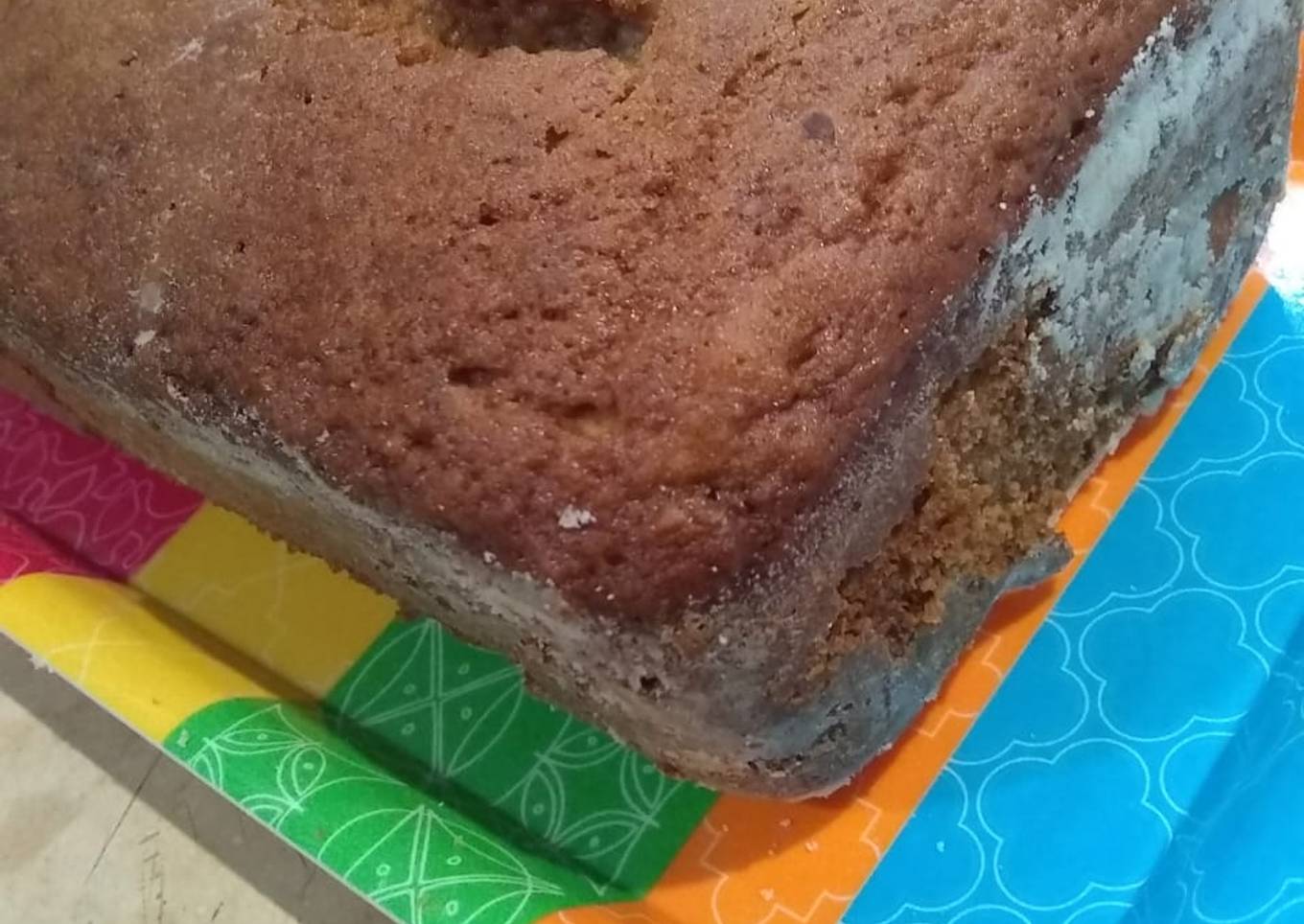 Budín de lentejas y manzana