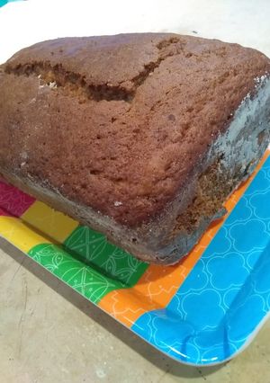 Una foto de Budín de lentejas y manzana
