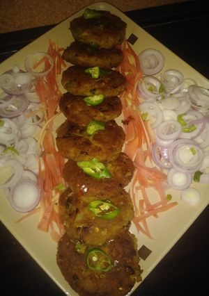 A picture of Shami Kabab.
