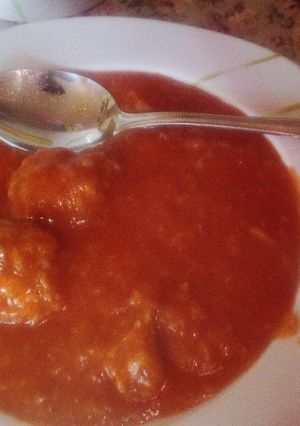 Paradicsomos káposzta húsgombóccal recept fotója