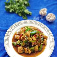 รูปของ Ayam lada hitam simple enak