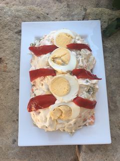 Una foto de Ensalada rusa argentina
