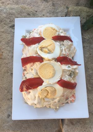 Una foto de Ensalada rusa argentina