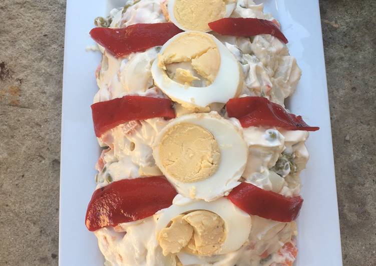 Ensalada rusa argentina