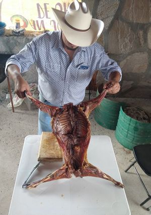 Una foto de Cabrito al pastor
