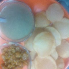 A picture of Suji ke golgappe- famous street snack and all time favourite.