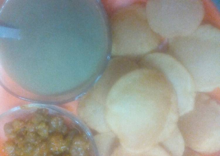 Recipe of Delicious Suji ke golgappe- famous street snack and all time favourite