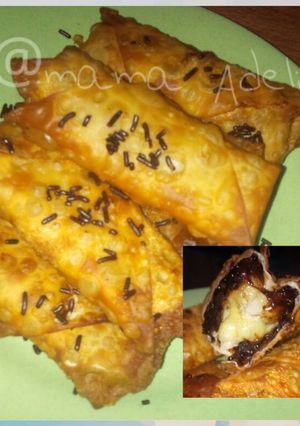 Foto resep PisCok Keju Kulit Pangsit (family snack)