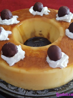 Una foto de Rosca - Flan de Pera