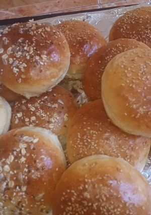صورة لوصفة خبز البرجر