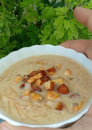 A picture of Sheer Khurma.