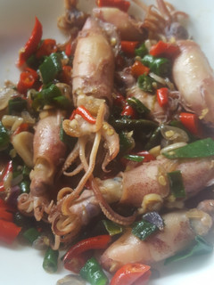 Foto resep Oseng Cumi Asin Pedas