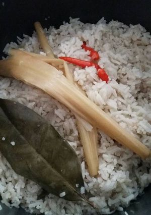 Foto resep Nasi Gurih Rice Cooker Express