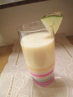 Una foto de Batido de melón con yogur desnatado para pasar la ola de calor