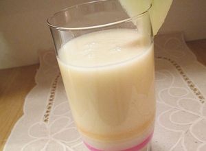 Una foto de Batido de melón con yogur desnatado para pasar la ola de calor