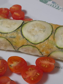 Una foto de Brazo gitano salado de calabacín